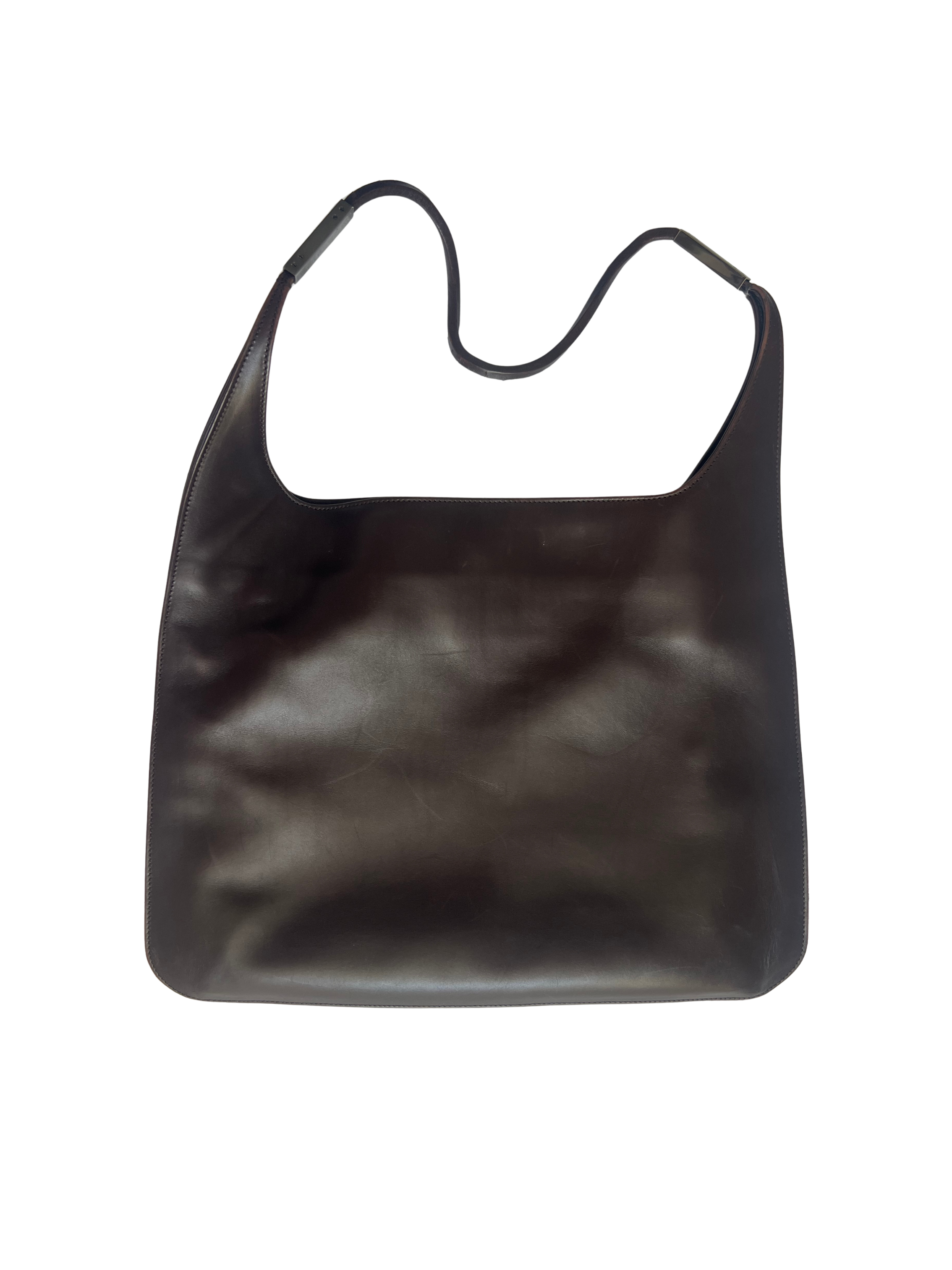 Gucci Brown Calfskin Hobo Shoulder Bag Tom Ford