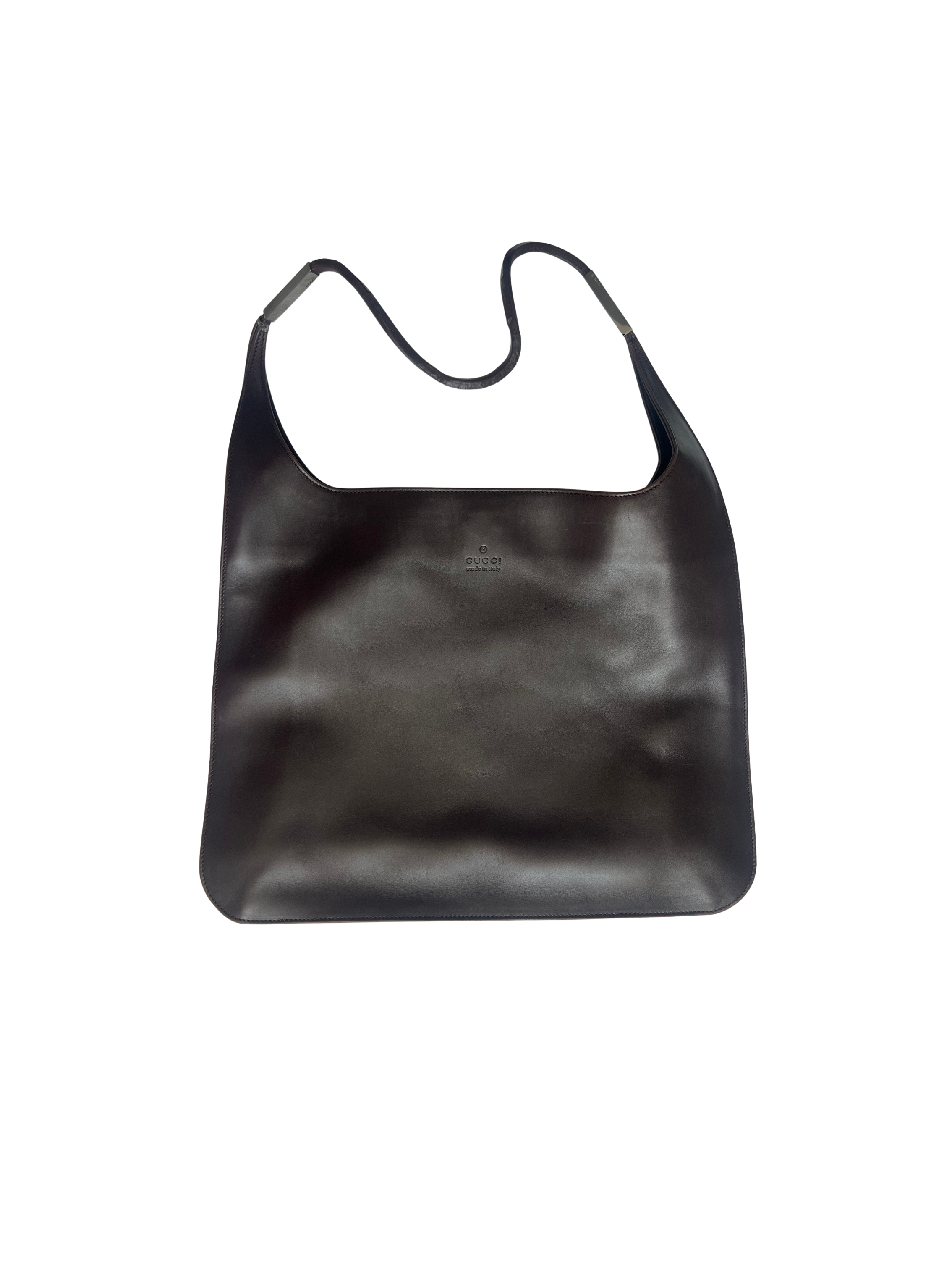 Gucci Brown Calfskin Hobo Shoulder Bag Tom Ford