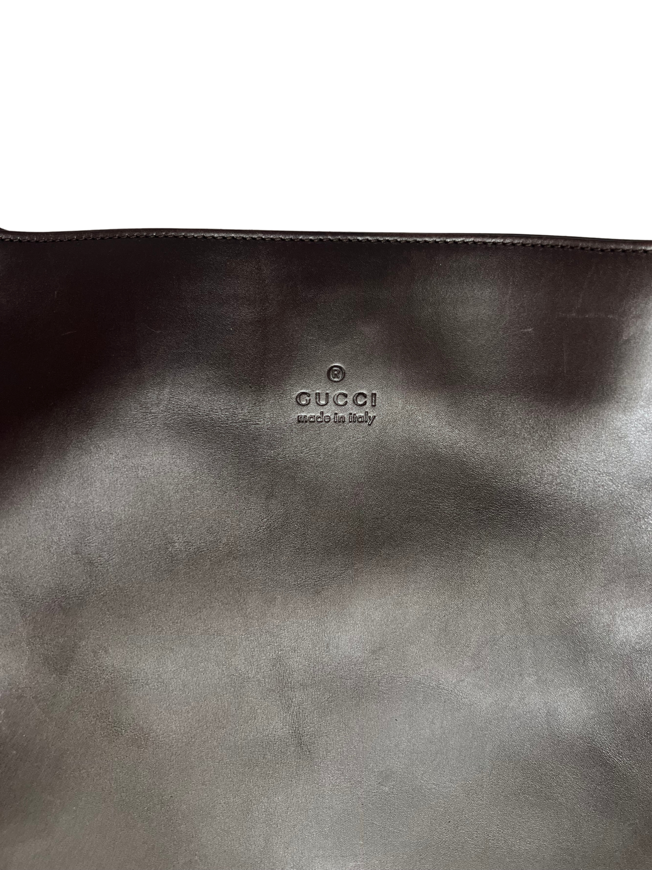 Gucci Brown Calfskin Hobo Shoulder Bag Tom Ford