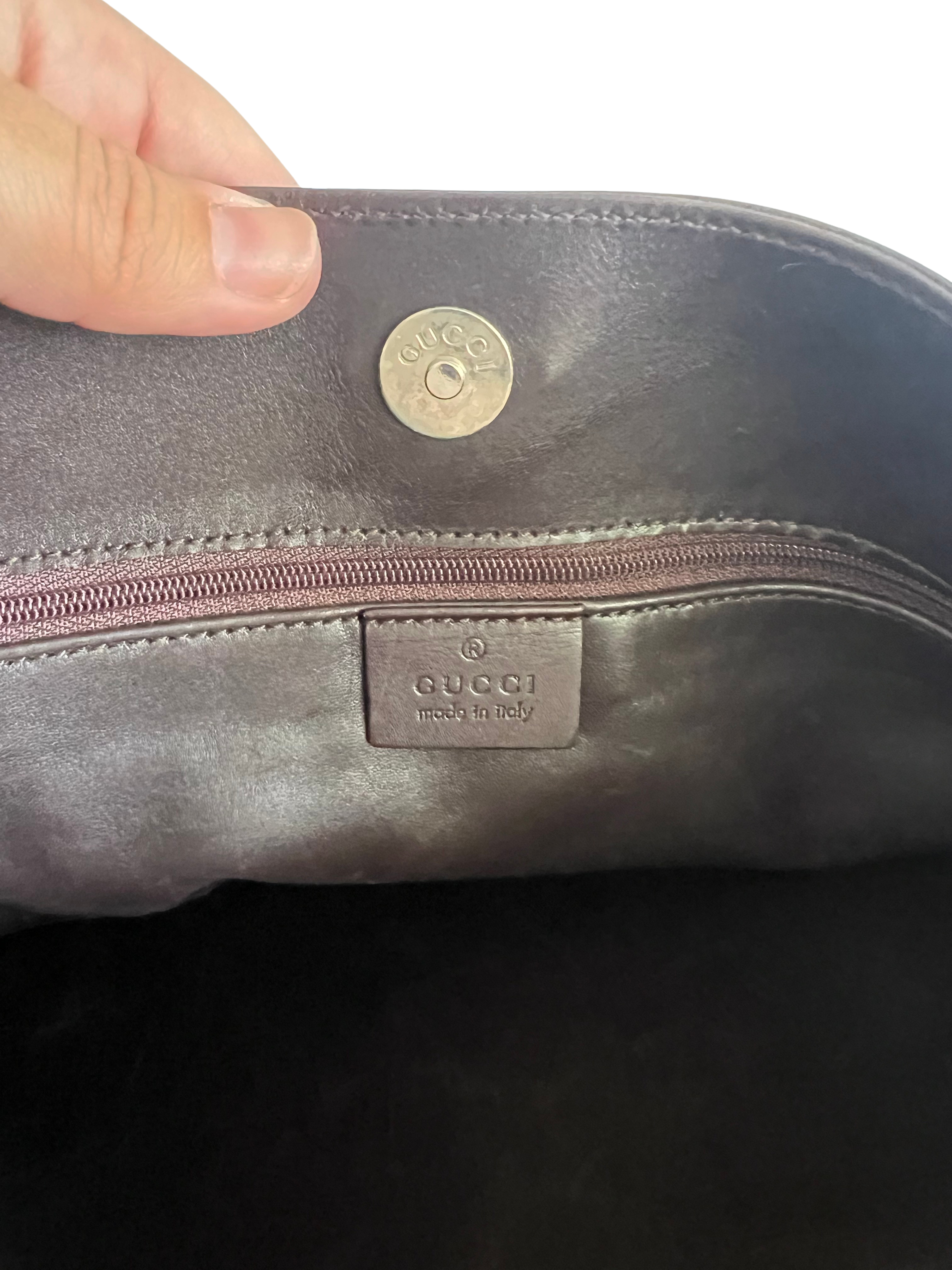 Gucci Brown Calfskin Hobo Shoulder Bag Tom Ford