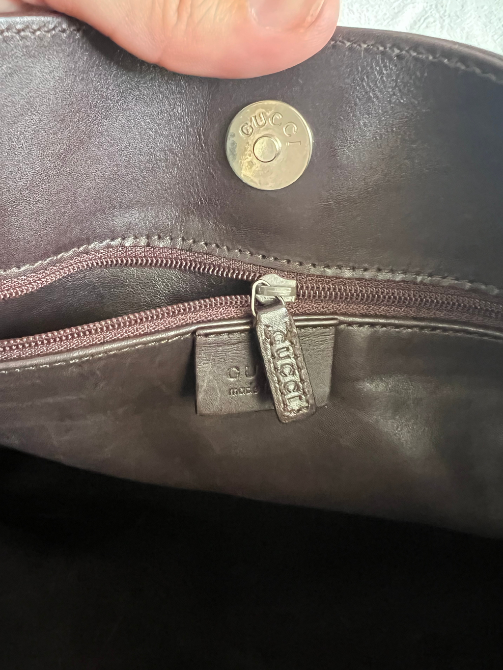 Gucci Brown Calfskin Hobo Shoulder Bag Tom Ford
