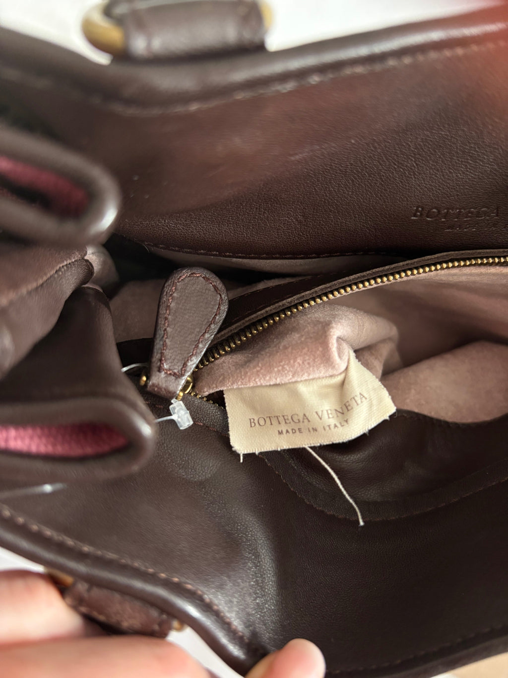 Bottega Veneta Pink Jacquard Butterfly Satchel
