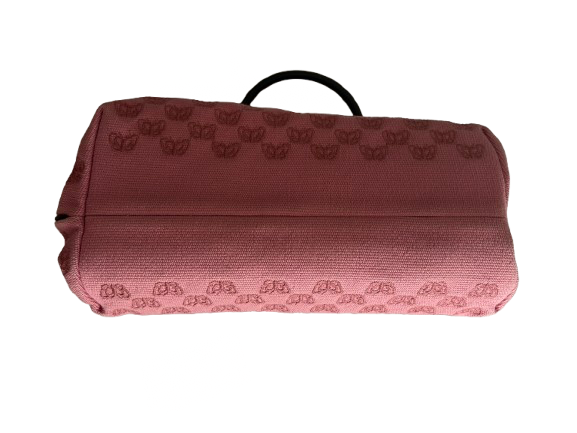 Bottega Veneta Pink Jacquard Butterfly Satchel